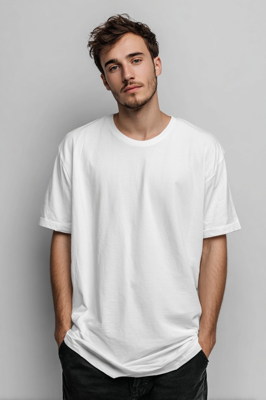 Trendy Oversized White T-Shirt for Urban Style