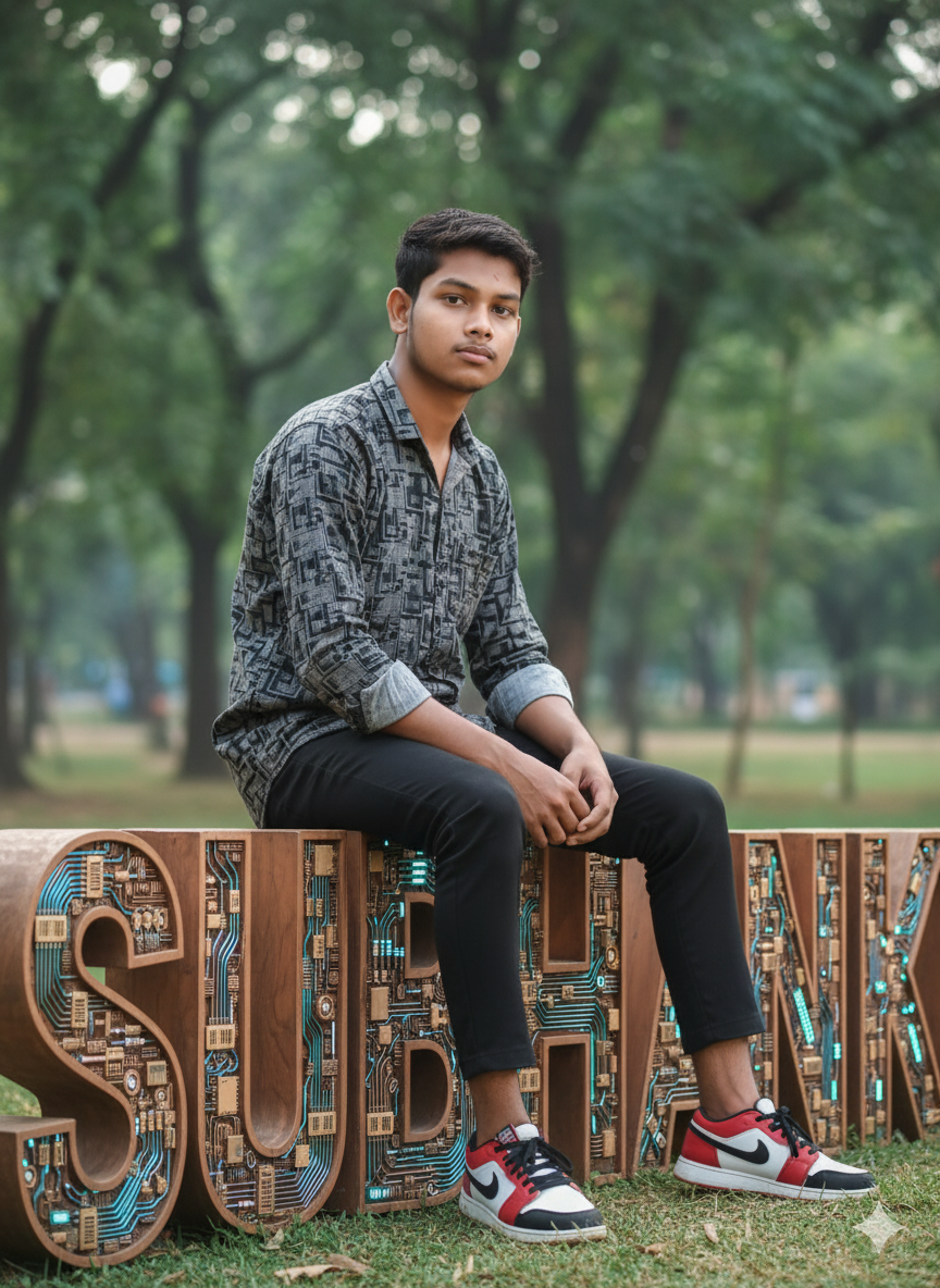 Cinematic Portrait: Young Man on SUBHANKAR Letters