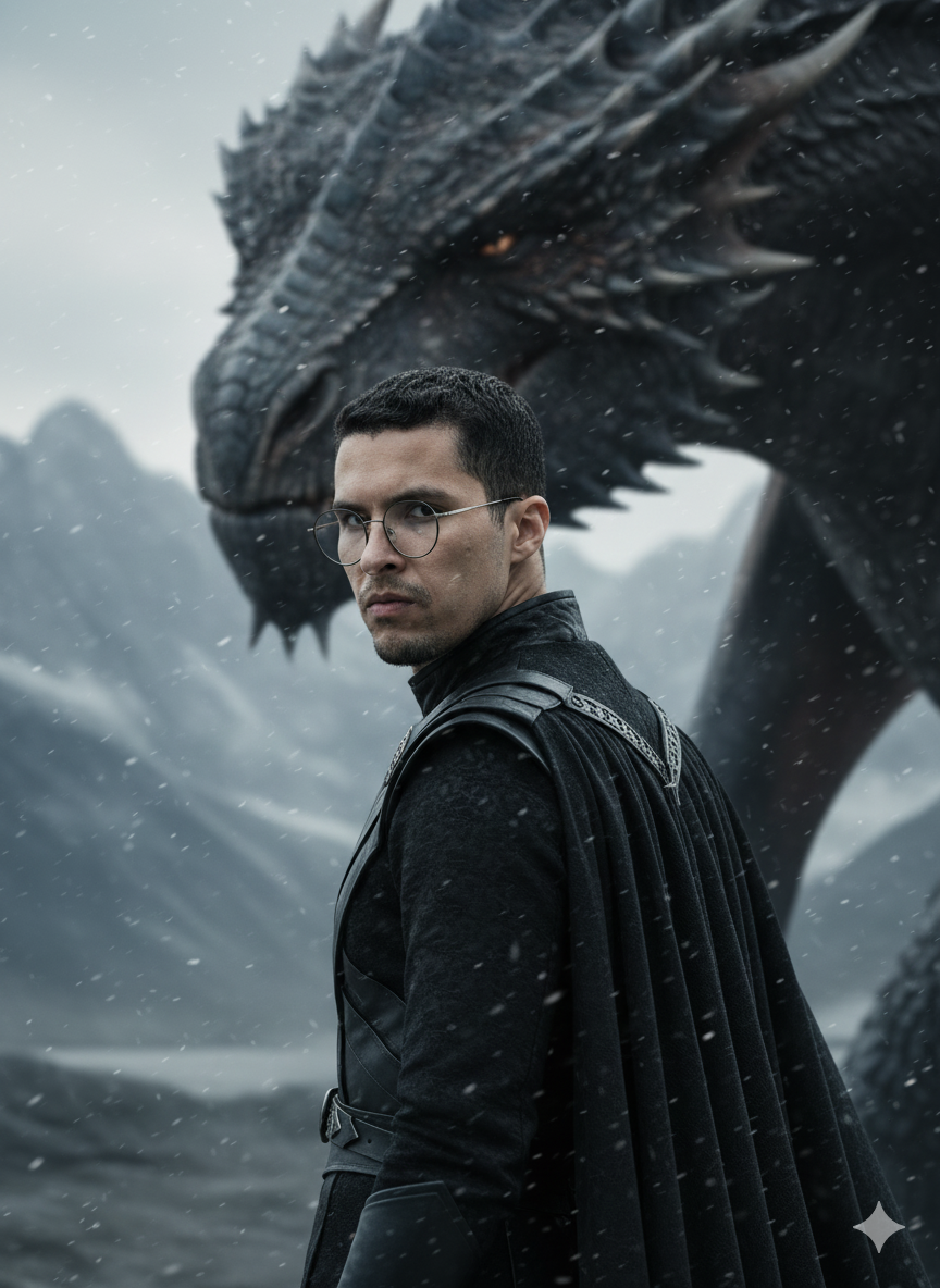 4K Image: Cold Environment with Blurred Drogon