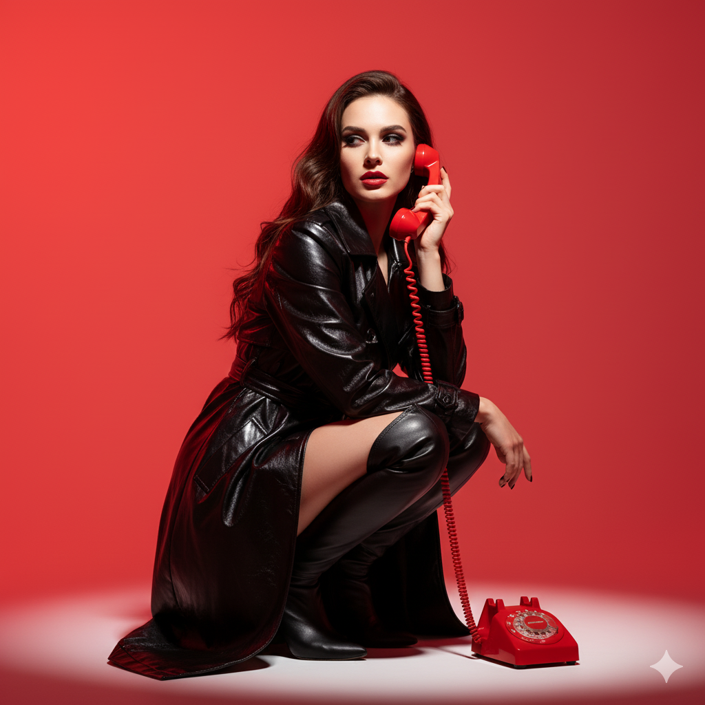 Bold and Sensual: Red-Themed Glamour Photoshoot