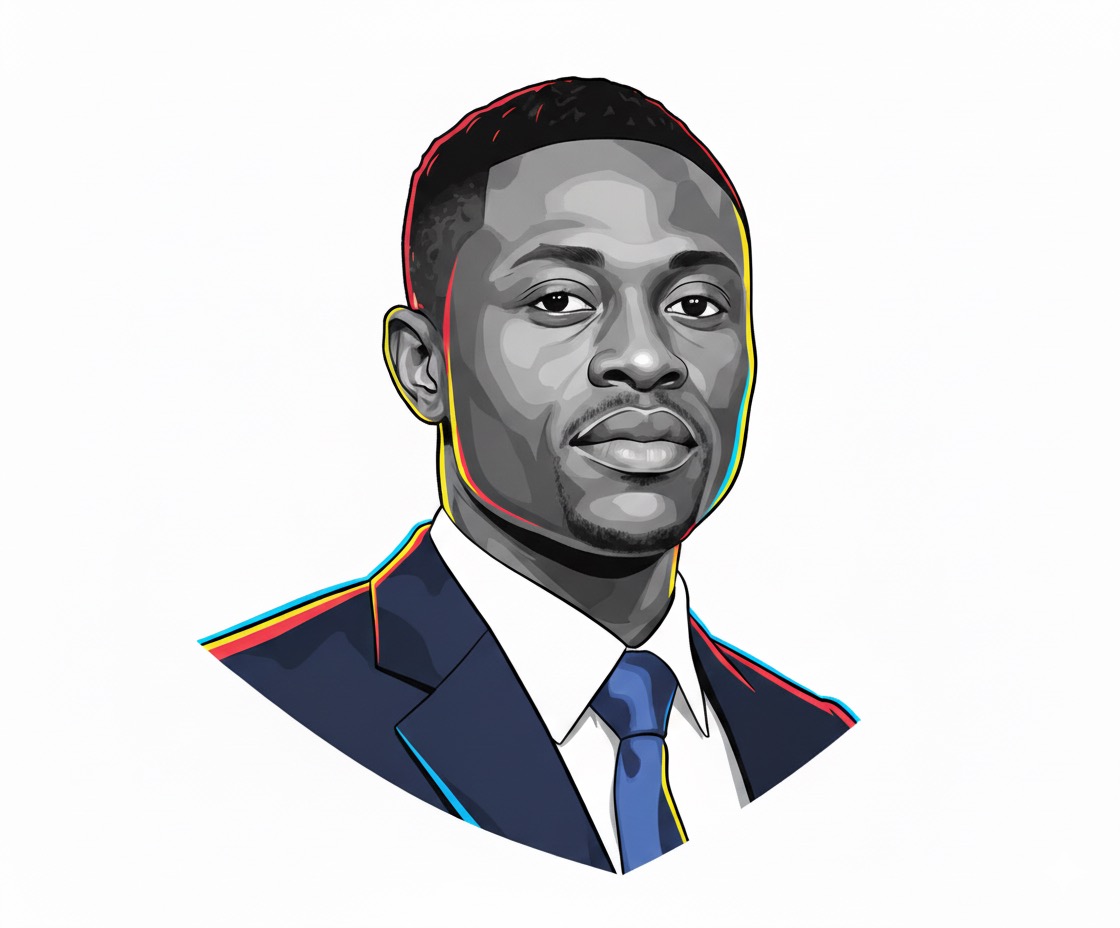 Neon-Outlined Digital Portrait with 99.99% Resemblance