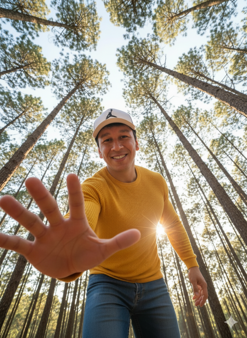 Hyper-realistic Editorial Portrait: Muscular Figure with Natural Imperfections