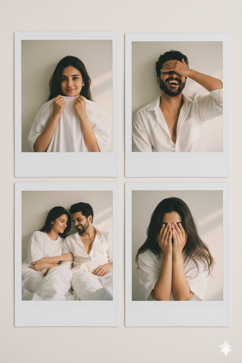 Vintage Polaroid Portraits: Authentic Retro Morning Aesthetics