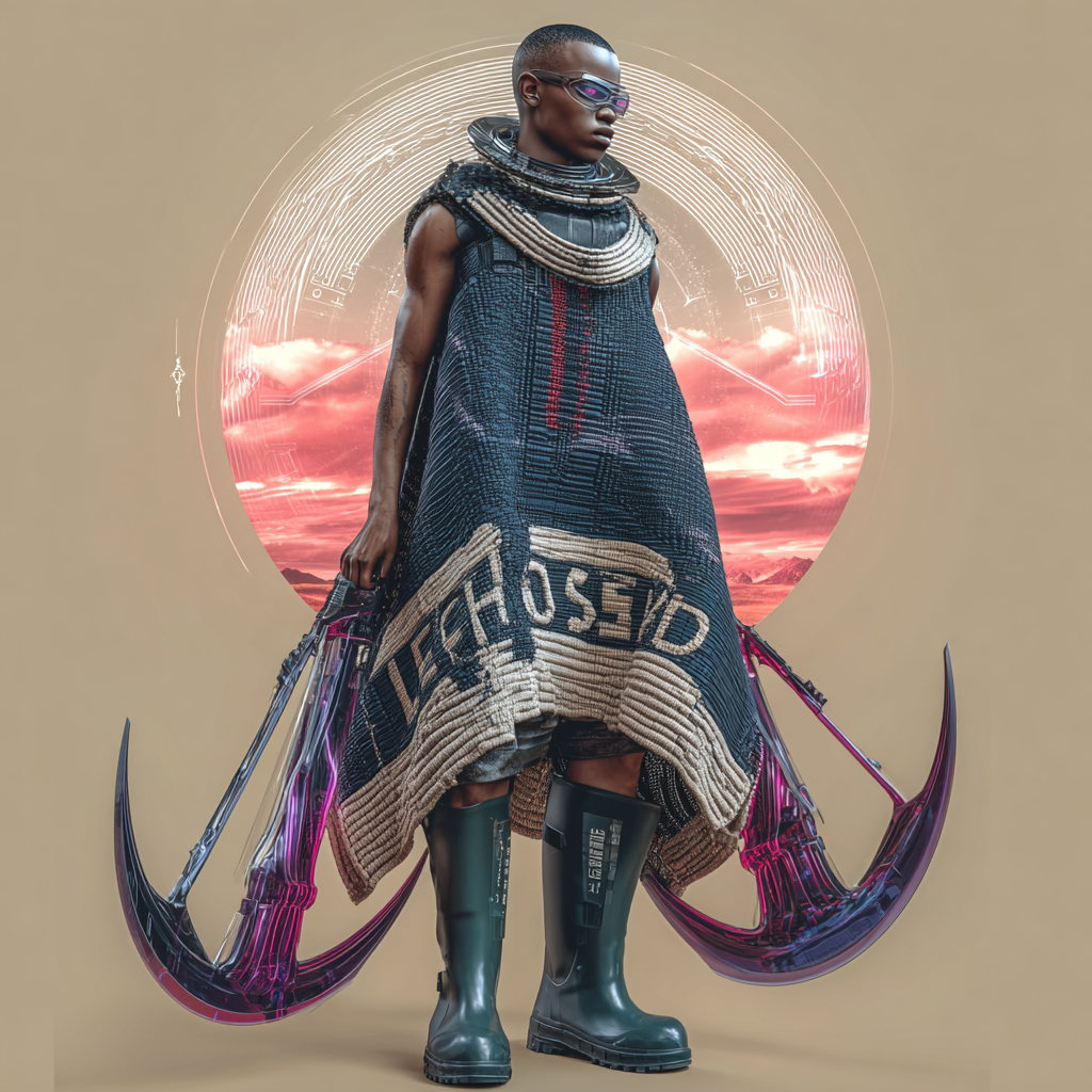 Warrior of Lesotho: A Fusion of Tradition and Futurism